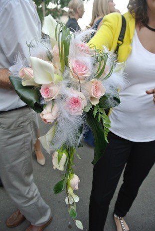 Bouquet de mariée rose